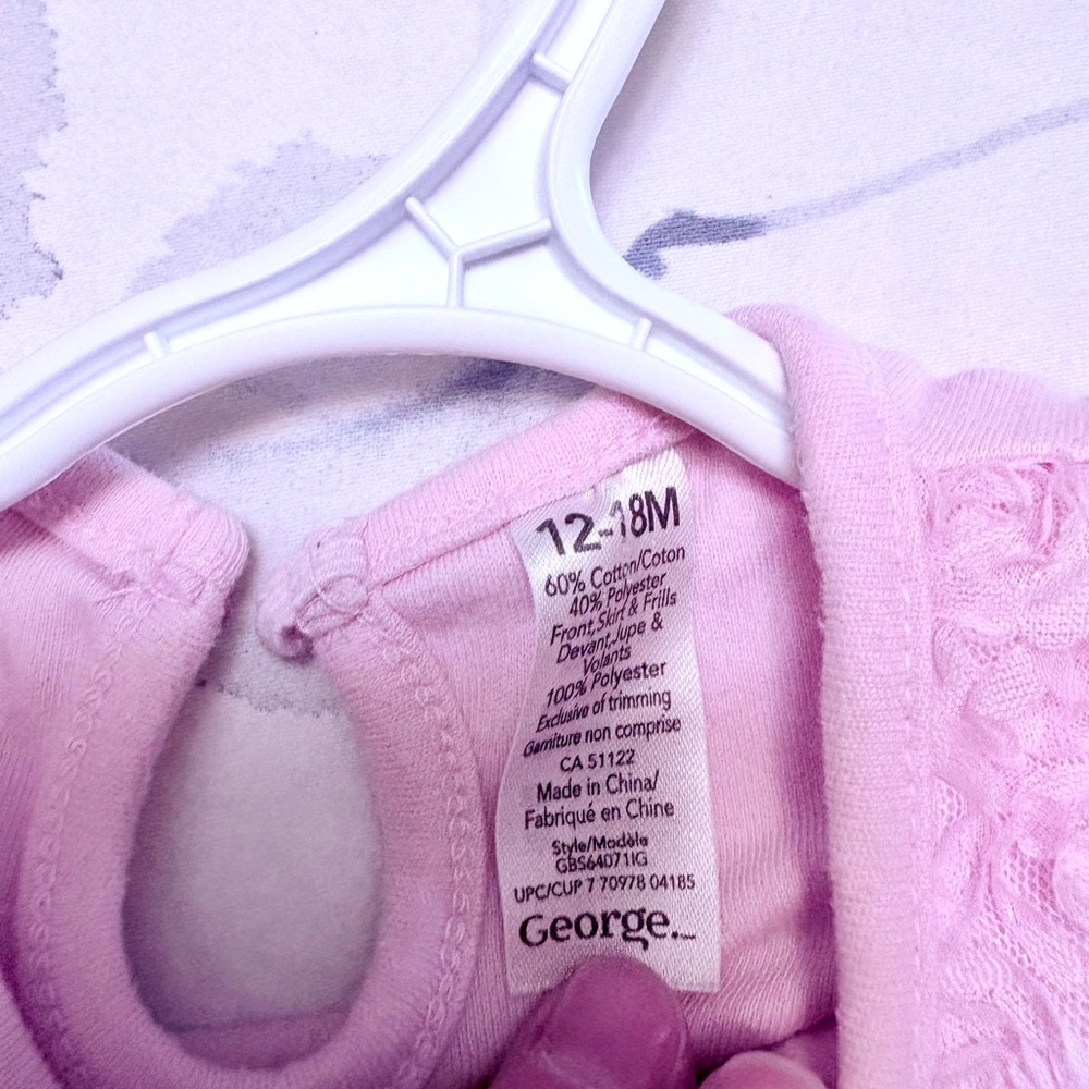 Pink Ruffled Baby Dress 💞 - Picture 3 of 3